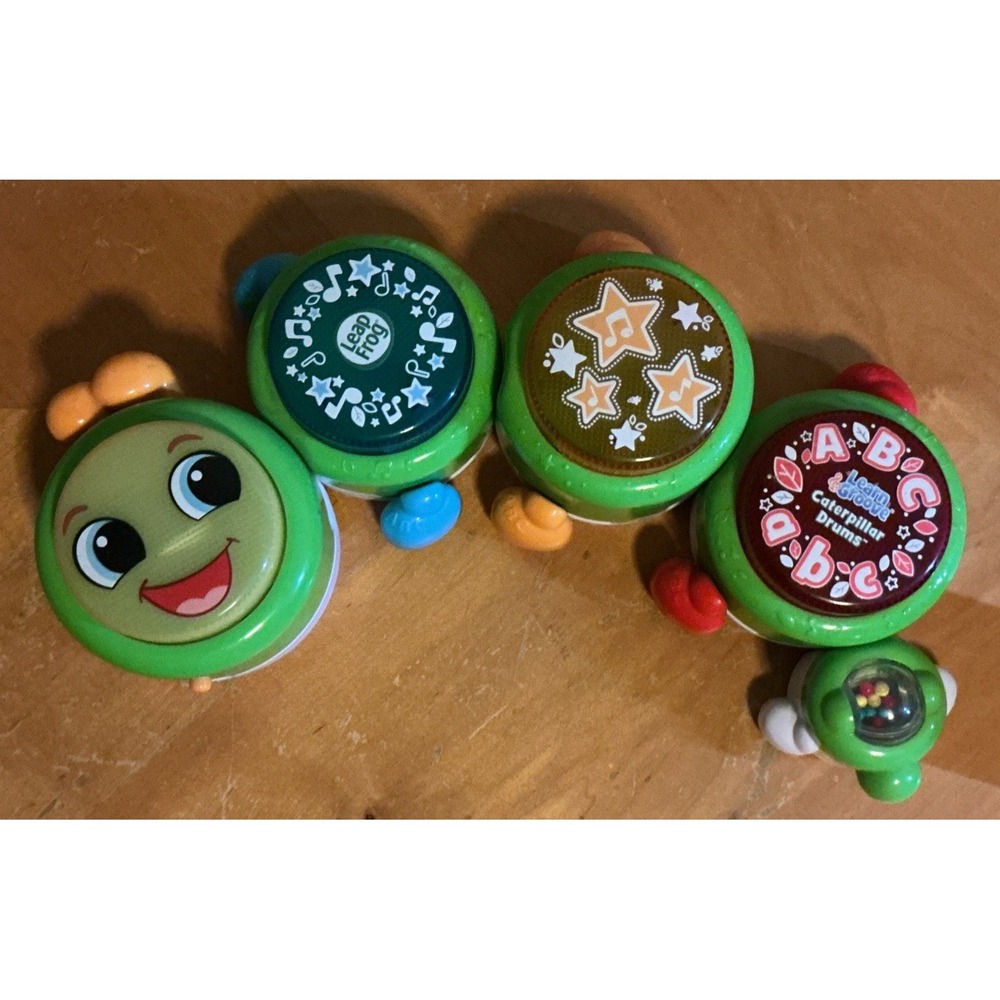 Leapfrog Learn & Groove Caterpillar Drums 6‎ Months And Up Tested And Works